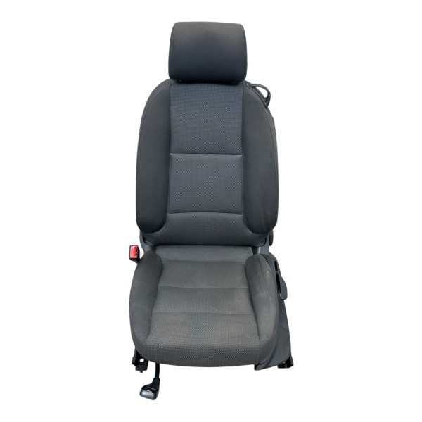 Sitz vorne links Fahrersitz Stoff Sitzheizung Audi A3 Cabrio 8P soul schwarz