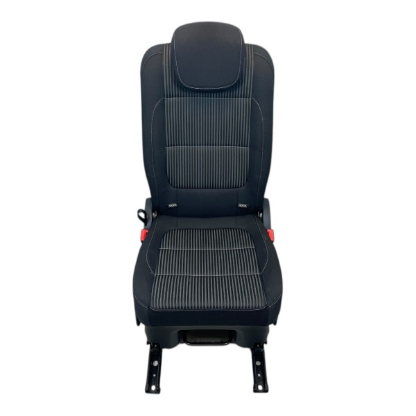 Sitz hinten Mitte Stoff Rücksitz Seat Alhambra 710 Titanschwarz
