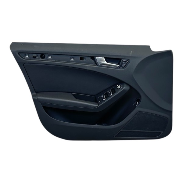 Türverkleidung Türpappe vorne links Leder Audi A4 8K soul schwarz N5W/FZ
