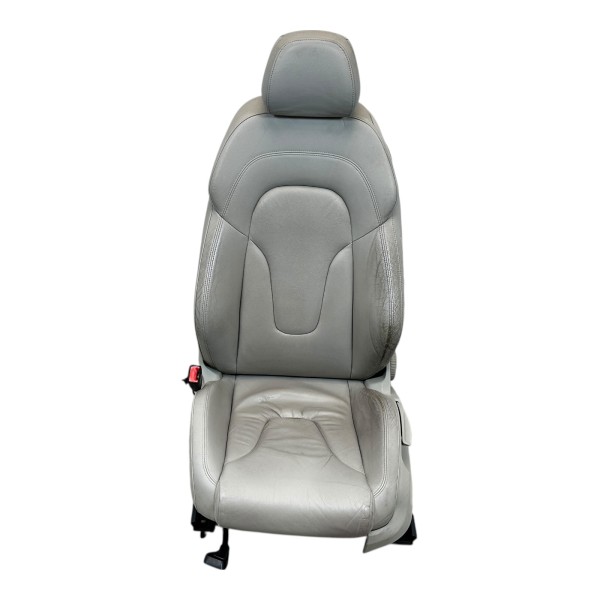 Sitz vorne links Fahrersitz Sitzheizung Audi TT Coupe 8J Leder Lichtgrau