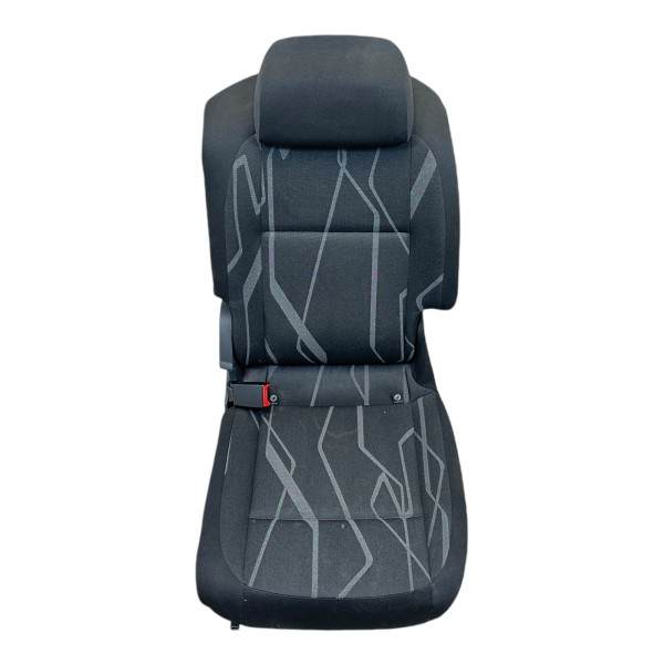 Sitz hinten links Stoff Rücksitz Skoda Roomster 5J grau anthrazit