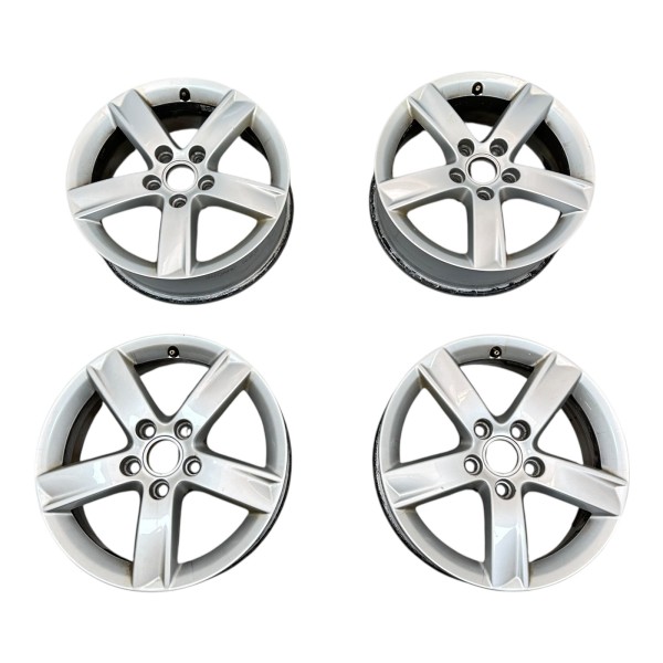 Alufelgen Satz original Felge Audi A3 8P 6x16 ET50 5x112 silber 8P0071496G