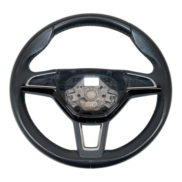 Multifunktionslenkrad Leder Skoda Fabia NJ Octavia 5E schwarz 5E0419091BQ