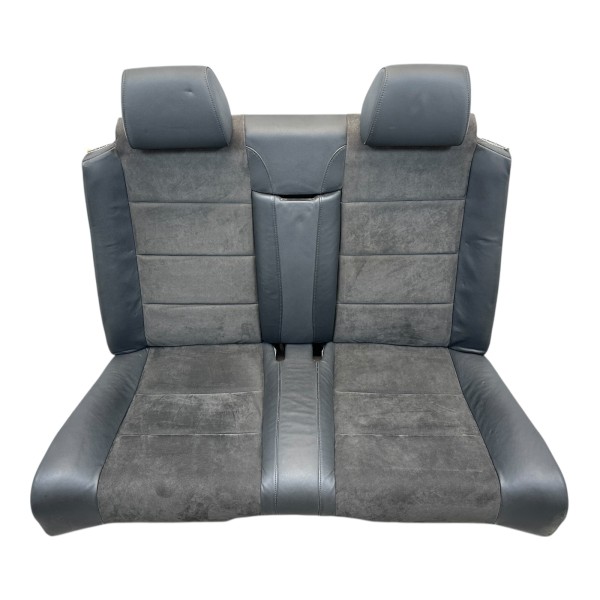Rückbank Rücksitzbank Leder Alcantara Audi A4 Cabrio 8H B6 B7 schwarz N7U/NK