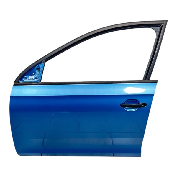 Tür vorne links Fahrertür Skoda Rapid NH blau LQ5X 5JA831051C