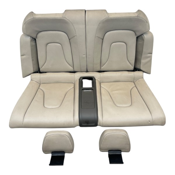 Rücksitzbank Rückbank Sitzbank Leder Audi A5 Cabriolet 8T beige N5W / AN