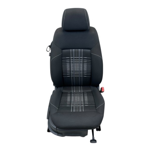 Sitz vorne rechts Sitzheizung Stoff VW Polo 6R 2 Türer schwarz grau
