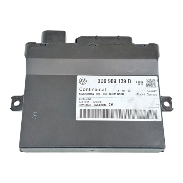 Steuergerät Zugang Startberechtigung KESSY Seat VW Phaeton Touareg 3D0909139D