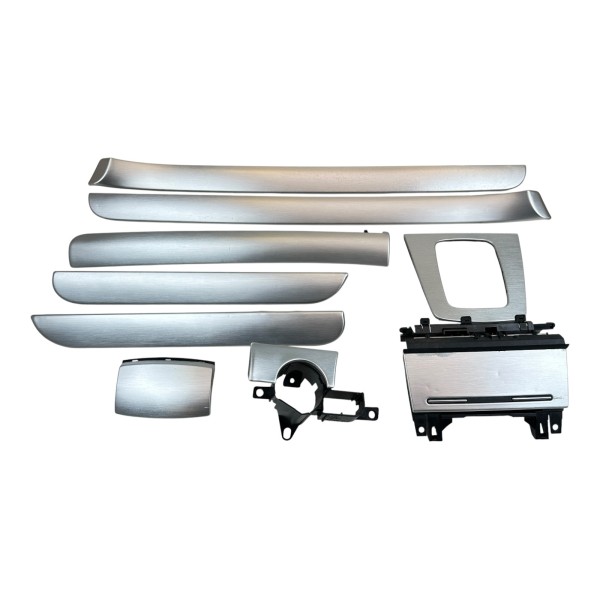 Dekorleisten Set Aschenbecher Türen Aluminium gebürstet Audi A4 Cabrio 8H B6 B7