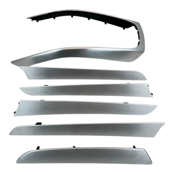 Dekorleiste Set Armaturenbrett Türverkleidung Audi A4 8K Alu gebürstet 8K1853190