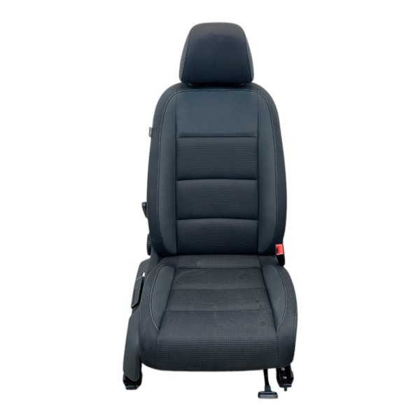 Sitz vorne rechts Beifahrersitz Stoff VW Golf 6 Limousine 5K schwarz artgrey 26