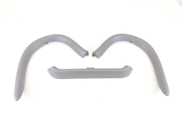 Abdeckung Verkleidung Set Überrollbügel Porsche Boxster 986 grau 98658031113