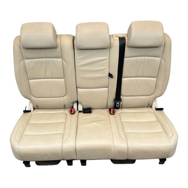 Rücksitzbank Rückbank Sitzbank Leder VW Tiguan 5N Cornsilkbeige YY