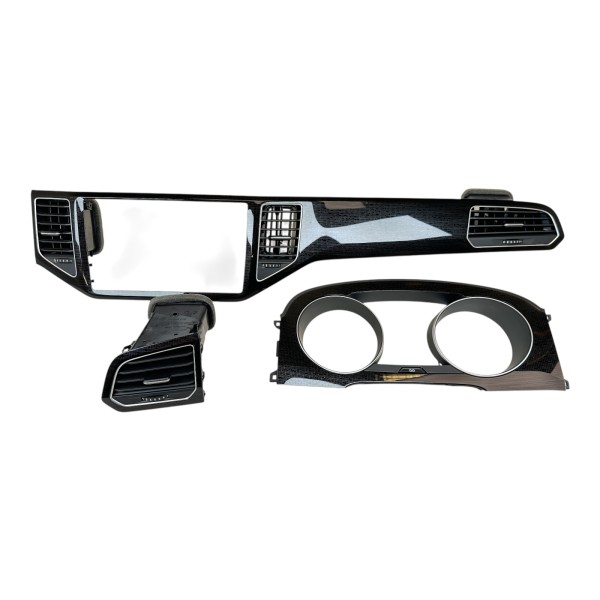 Dekorblenden Armaturenbrett Lüftungsdüsen VW Golf Sportsvan AM1 517858069F