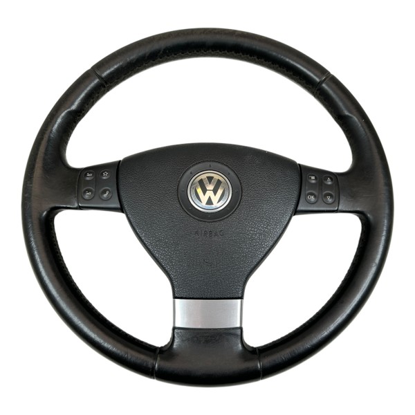 Multifunktionslenkrad Lenkrad Leder VW Eos Golf 5 Touran schwarz 1Q0419091A