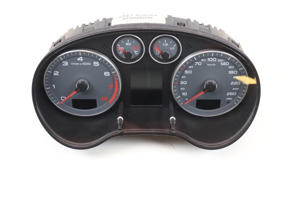 Kombiinstrument Tacho Tachometer Audi A3 8P Benziner Tachoeinheit MFA 8P0920932K