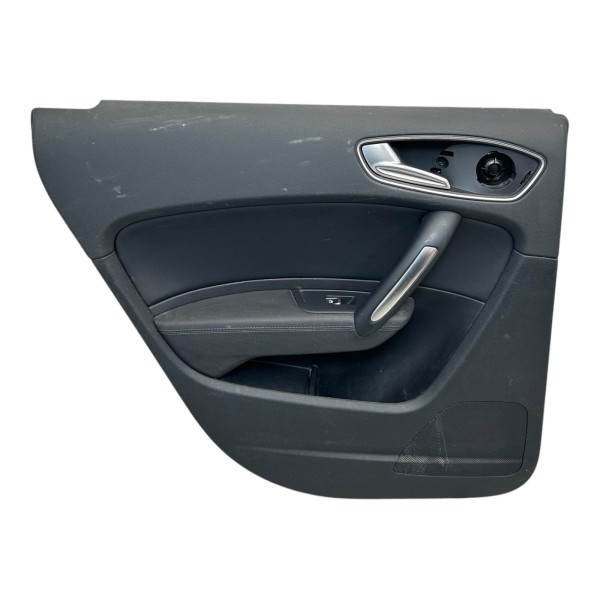 Türverkleidung hinten links Türpappe Leder Audi A1 Sportback 8X schwarz QF