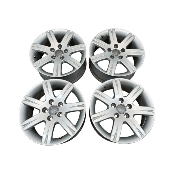 Alufelgen Satz 7x16 ET42 5x112 Audi A4 8E 8H B6 B7 A6 4F 4F0071496