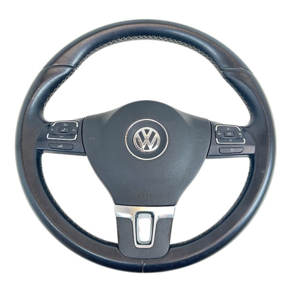 Multifunktionslenkrad Lenkrad Leder VW Golf 6 Passat B7 schwarz 3C8419091BE