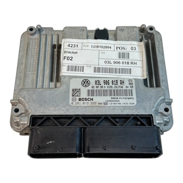 Motorsteuergerät Steuergerät Motor 2.0TDI CFGC 177PS VW Sharan 7N 03L906018RH