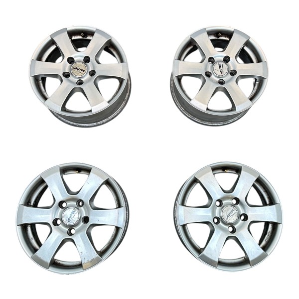Felgen Satz Alufelge Autec 6x15 ET50 5x112 KBA 45909 Audi A3 Seat Skoda VW Golf