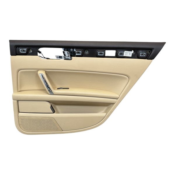 Türverkleidung hinten rechts kurzer Radstand Leder VW Phaeton 3D braun beige