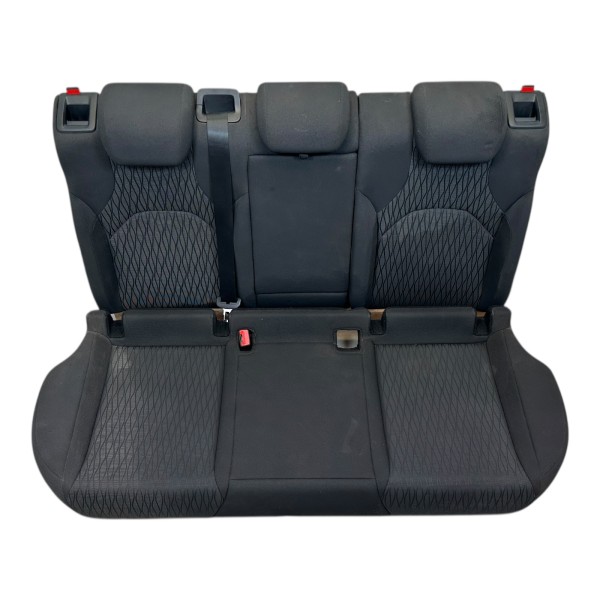 Sitzbank Rücksitzbank Rückbank Rücksitz Stoff Seat Leon 5F ST schwarz grau