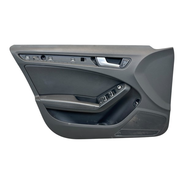 Türverkleidung Türpappe vorne links Leder Audi A4 8K soul schwarz N5W/FZ