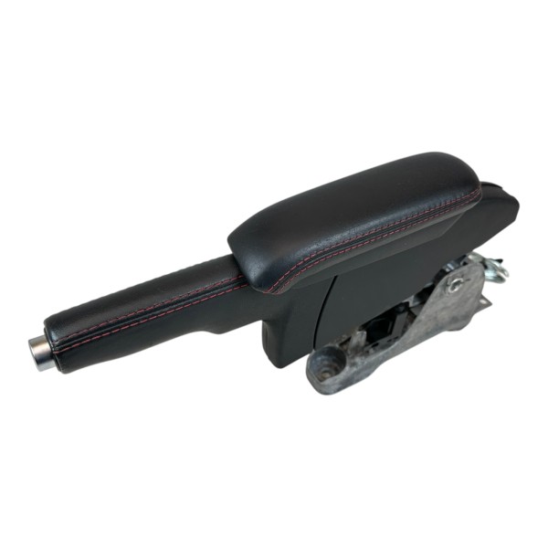 Handbremshebel Handbremshebelgriff Armlehne Leder Audi TT 8J soul rot 8J0711303D