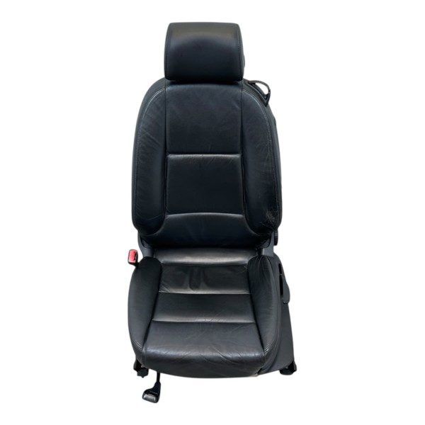 Sitz vorne links Fahrersitz Leder Sitzheizung Audi A3 Cabrio 8P soul schwarz