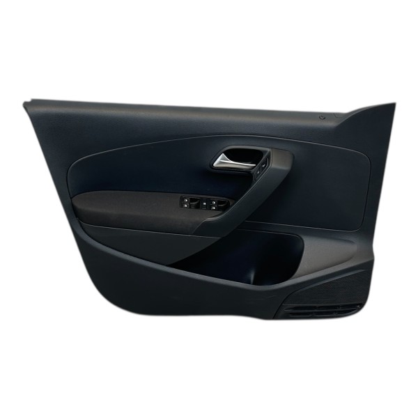 Türverkleidung vorne links Stoff Türpappe VW Polo 6R 4 Türer schwarz 6C4867011A