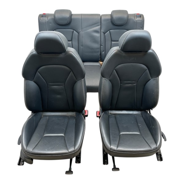 Sitze vorne Rückbank Leder Audi S1 Sportback 8X soul schwarz