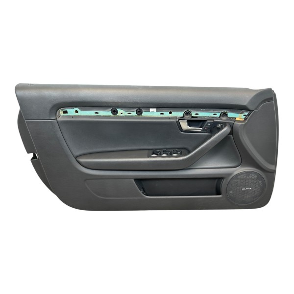 Türverkleidung links Türpappe Audi A4 S4 Cabrio 8H B7 Leder schwarz N5T/QE