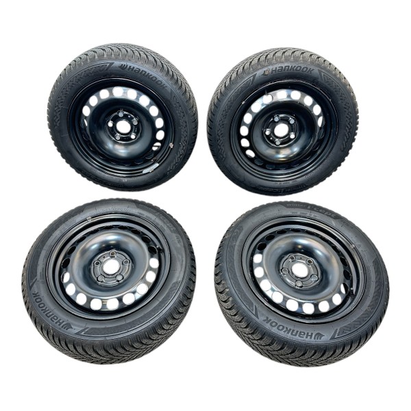 Komplettradsatz Winter Hankook Stahlfelge 6.5x16 ET42 VW Eos Passat Scirocco