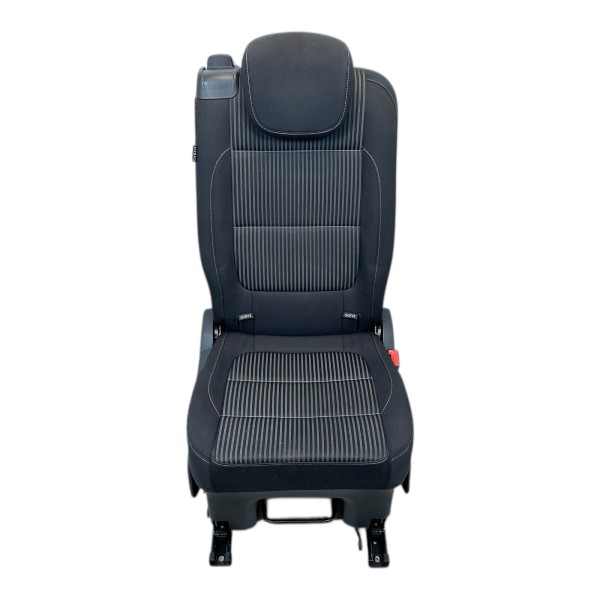 Sitz hinten rechts Stoff Rücksitz Seat Alhambra 710 Titanschwarz