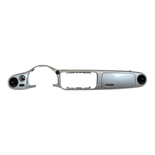 Dekor Abdeckung Lüftungsdüsen Ablagefach VW Beetle 5C silber LA7W 5C1858366