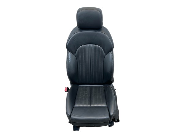 Sitz vorne links Fahrersitz Sitzheizung Leder Audi A6 4G schwarz N1V/QE