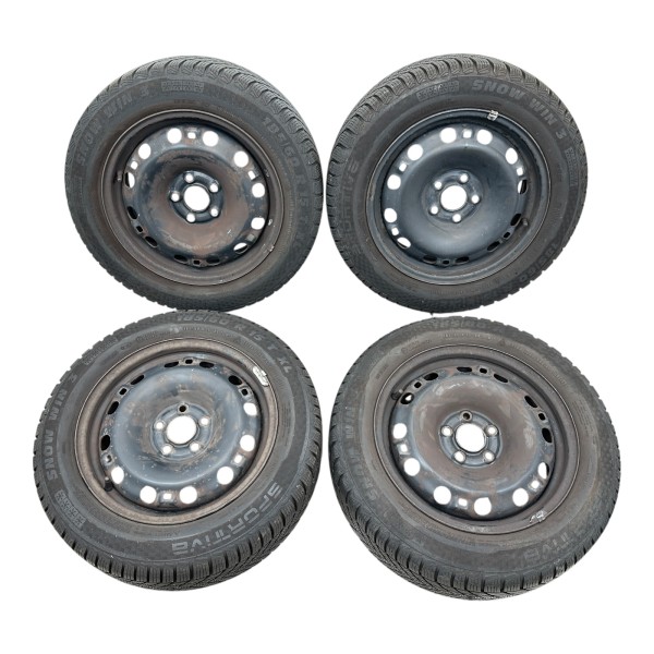 Kompletträder Winterreifen 6x15 ET38 5x100 Seat Toledo Skoda Fabia NJ 6C0601027B