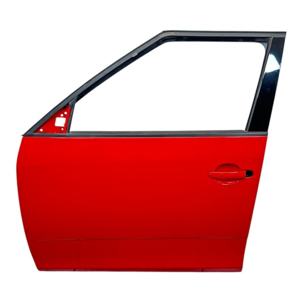 Tür vorne links Fahrertür Autotür Skoda Fabia 5J rot 8T8T LF3K 5J6831055