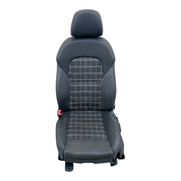 Sitz vorne links Fahrersitz Audi A4 8K Stoff Atrium soul schwarz N2E/GD