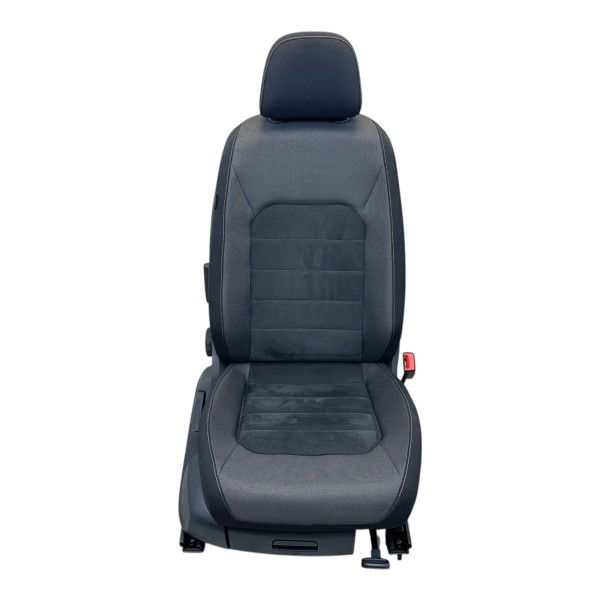 Sitz Beifahrersitz Sitzheizung VW Golf Sportsvan Stoff Alcantara schwarz quarzit