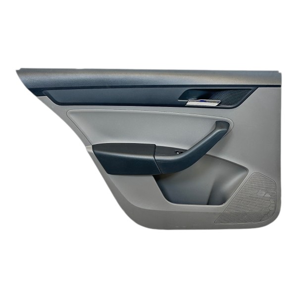 Türverkleidung Türpappe hinten links Seat Toledo KG grau schwarz 6JA867023A
