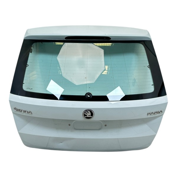 Heckklappe Kofferraumklappe Skoda Fabia Combi NJ weiss LF9F 6V9827023A