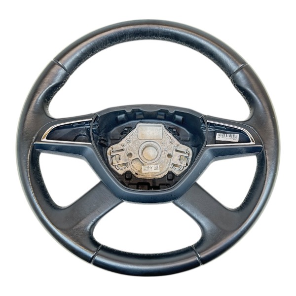 Lenkrad Multifunktionslenkrad Leder Skoda Octavia 5E schwarz 5E0419091R