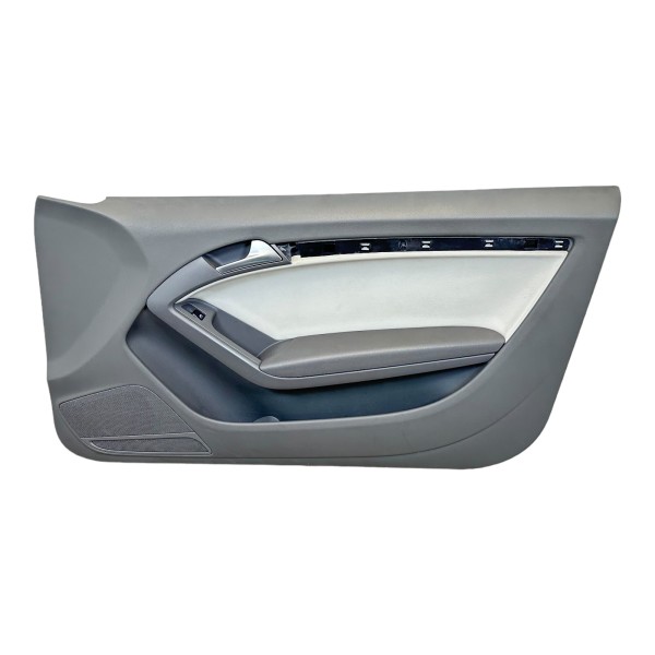 Türverkleidung Türpappe vorne rechts Leder Audi A5 Coupe 8T grau silber N5D / GK