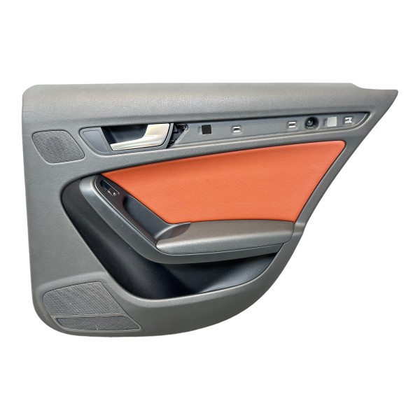 Türverkleidung hinten rechts Beifahrerseite Audi A4 8K Leder braun N5W/GP