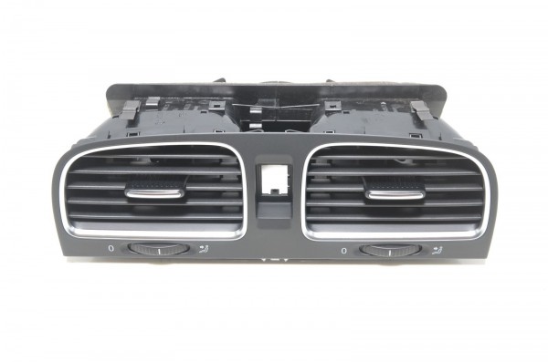 Lüftungsdüse Luftdüse Ausströmer mitte VW Golf 6 5K AJ5 satinschwarz 5K0819728N
