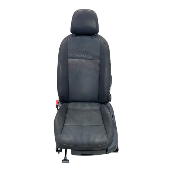 Sitz vorne links Sitzheizung Stoff VW Golf 7 4 Türer titanschwarz wild cherry