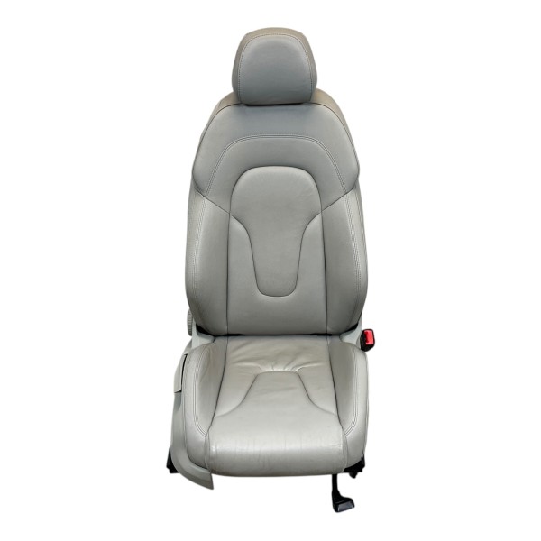 Sitz vorne rechts Beifahrersitz Sitzheizung Audi TT Coupe 8J Leder Lichtgrau