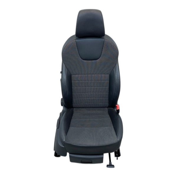 Sitz Beifahrersitz Stoff Leder Sitzheizung Skoda Octavia 5E schwarz